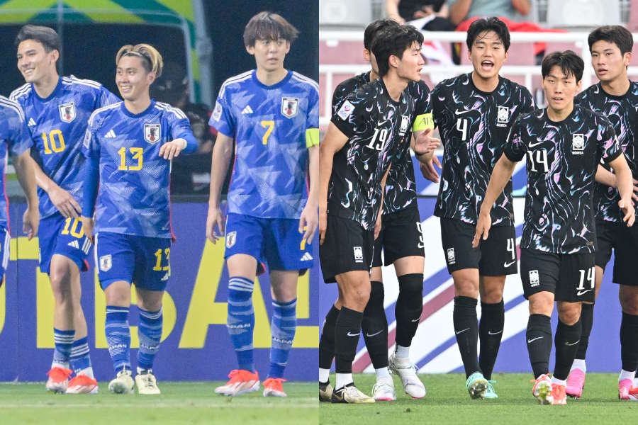 日本、韓国が得失点差や総得点まで並ぶ【写真：2024 Asian Football Confederation （AFC）】