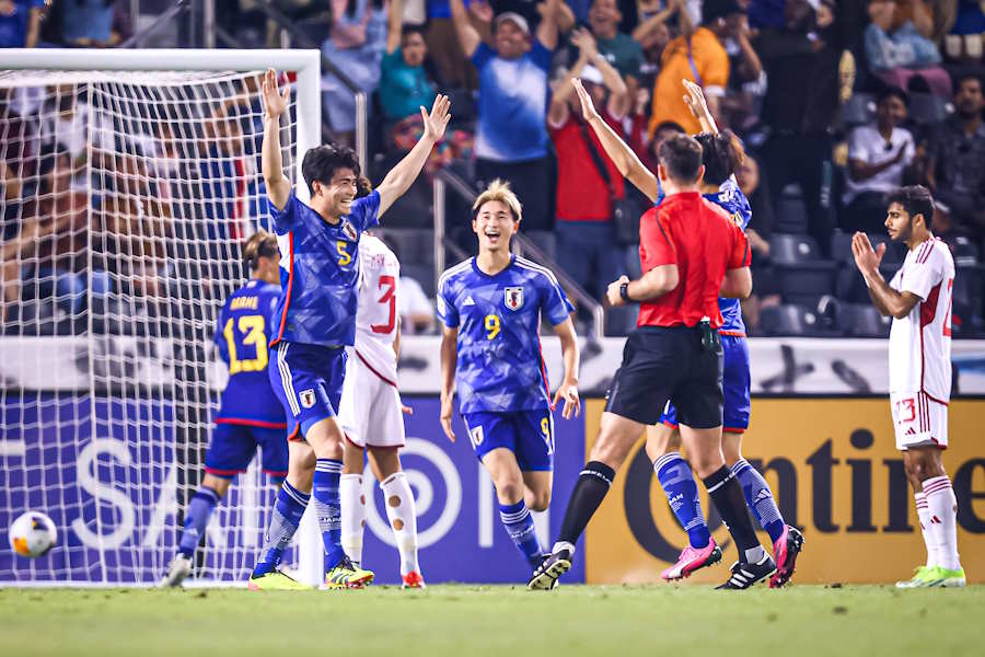 パリ五輪最終予選のUAE戦を英記者が総括【写真：2024 Asian Football Confederation (AFC)】