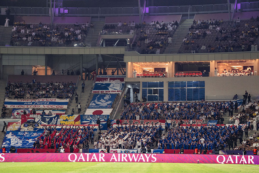 サウジアラビアに集まった横浜FMサポーター【写真：Getty Images】