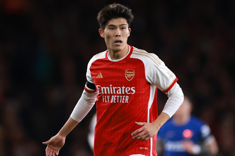 アーセナルの冨安健洋【写真：Getty Images】