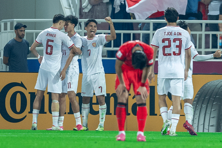 インドネシア代表が韓国代表に勝利してベスト4へ【写真：2024 Asian Football Confederation (AFC)】