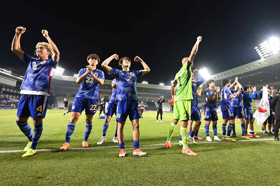 日本がパリ五輪出場を決めた【写真：2024 Asian Football Confederation （AFC）】