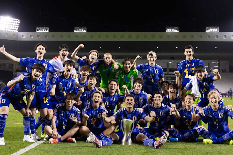 U-23アジアカップを制した日本代表【写真：2024 Asian Football Confederation （AFC）】
