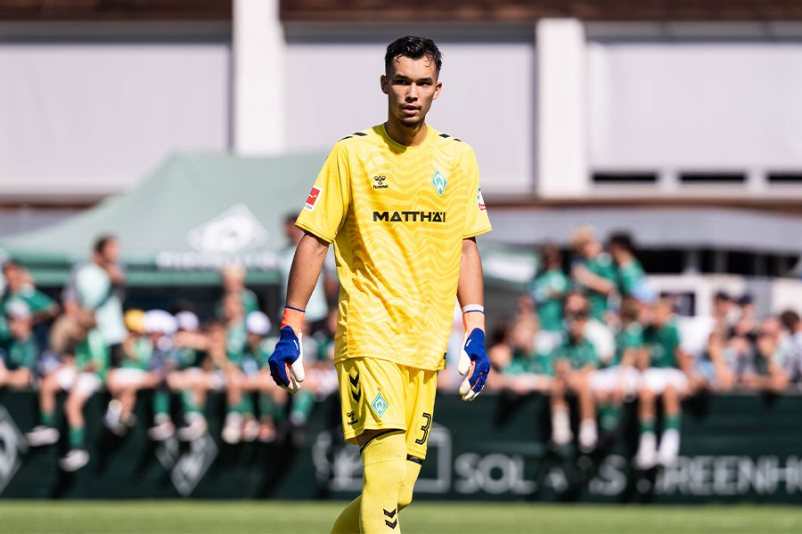 ブレーメンに所属する長田澪【写真：IMAGO / Nordphoto】