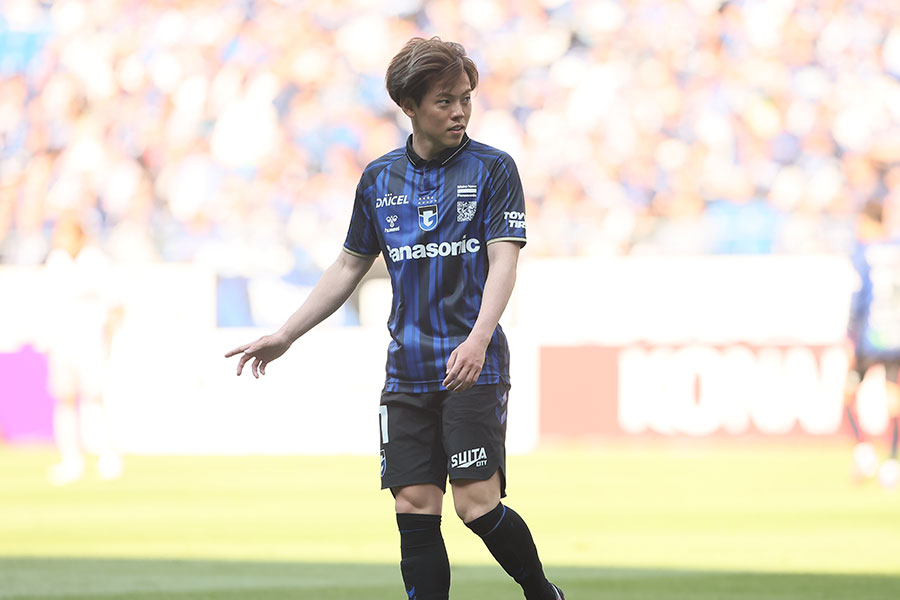 古巣・広島との対戦を迎えた満田誠【写真：柳瀬心祐】