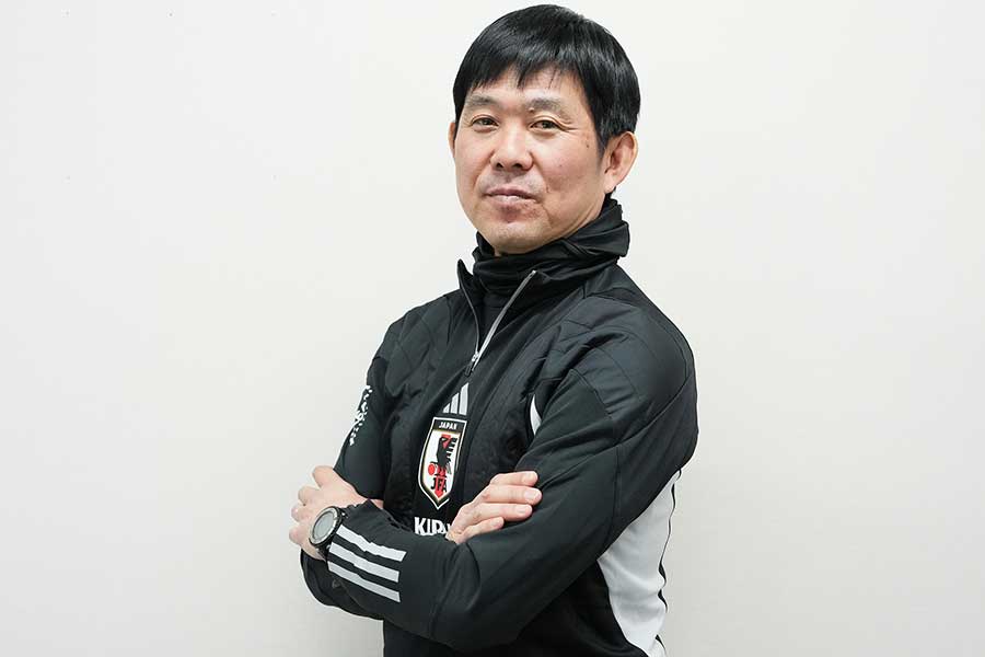 サッカー日本代表を率いる森保一監督【写真：荒川祐史】