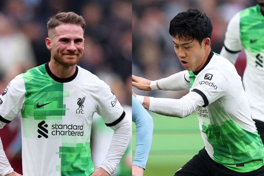 マック・アリスターと遠藤【写真：ロイター】