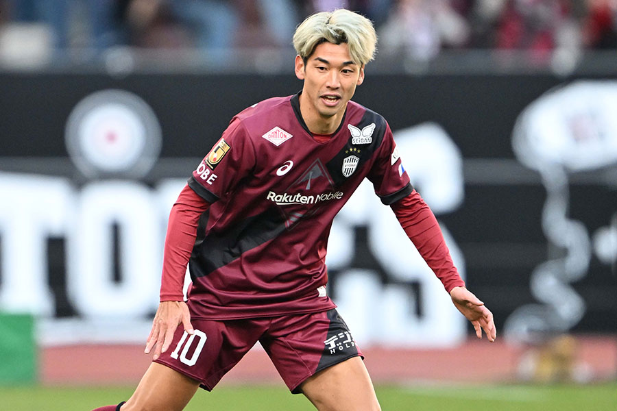 G大阪戦で2ゴールを決めた大迫勇也【写真:徳原隆元】