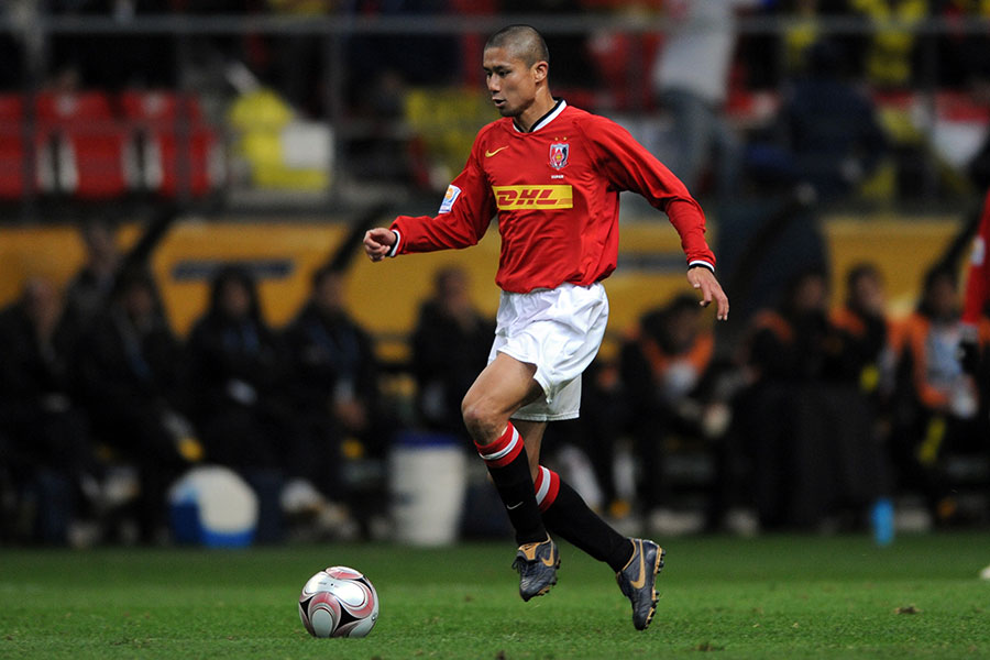 坪井慶介からの言葉が今も指針になっているという【写真:Getty Images】