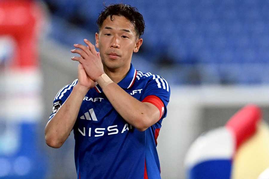 横浜FMの喜田拓也【写真：徳原隆元】