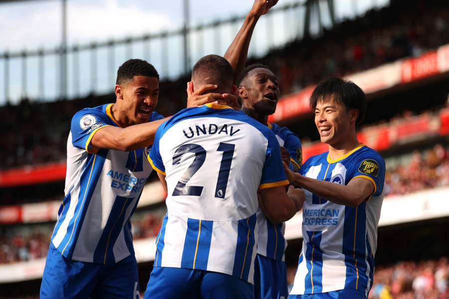 英メディアがブライトン×マンC戦を予想【写真：Getty Images】