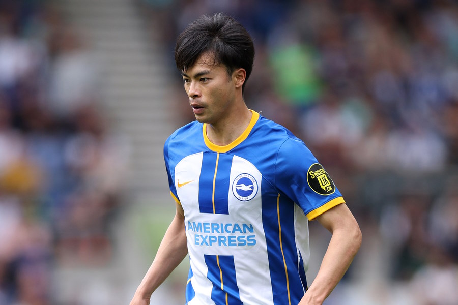 ブライトンで活躍する三笘薫【写真：Getty Images】