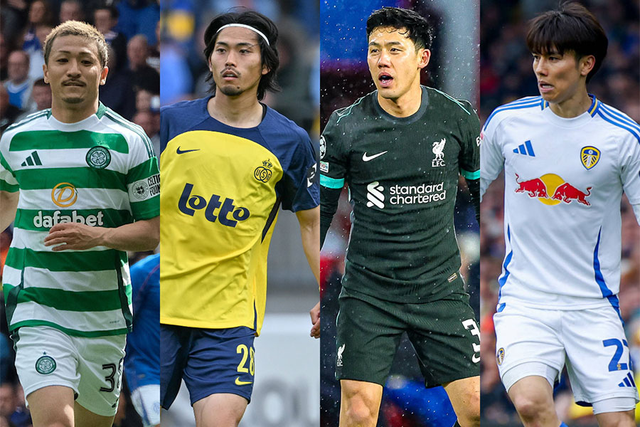 欧州各リーグでタイトルを掲げた日本人選手たち【写真：IMAGO / Pro Sports Images & Isosport & Alex Todd】