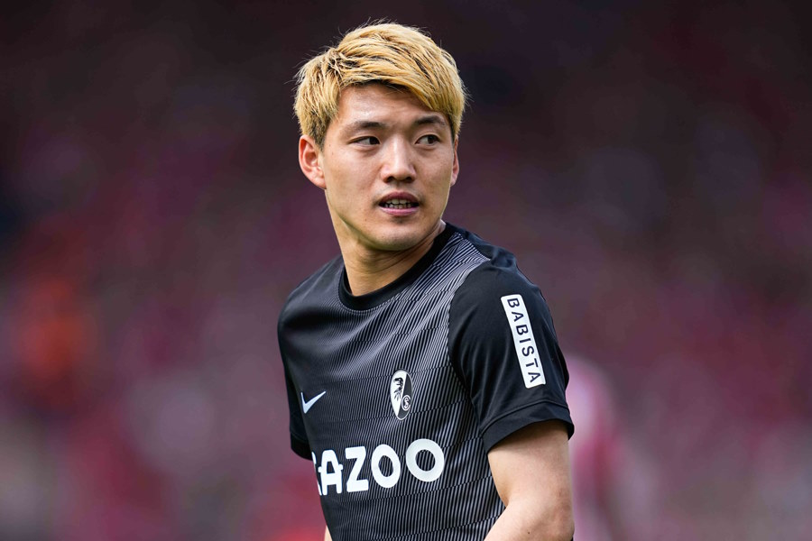 フライブルクの堂安律【写真：Getty Images】
