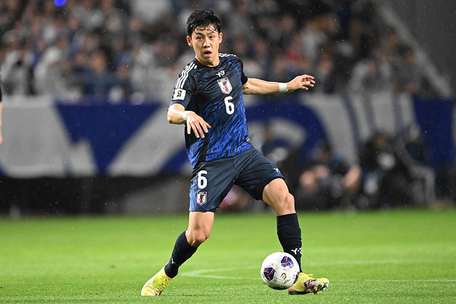 日本代表の遠藤航【写真：徳原隆元】