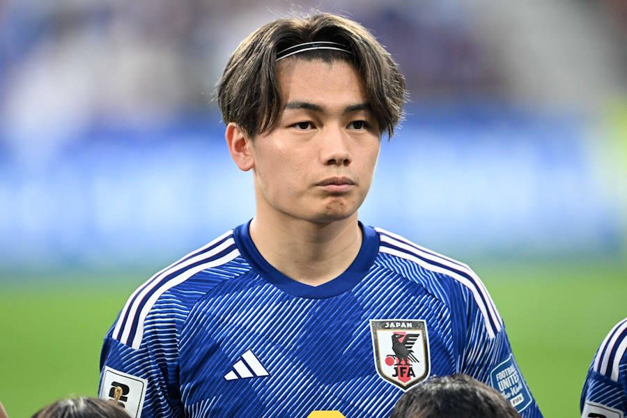 日本代表の上田綺世【写真：徳原隆元】