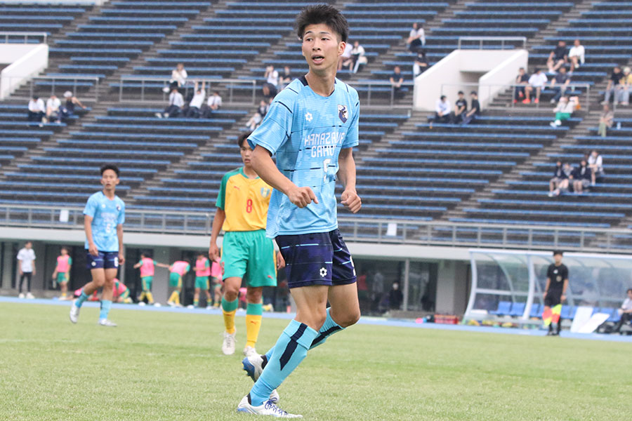 金沢学院大附属のエース・家邉凛太朗【写真:FOOTBALL ZONE編集部 】