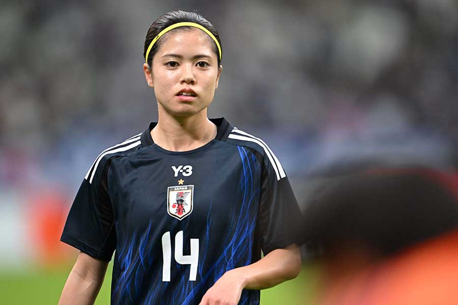 なでしこジャパンの長谷川唯【写真：徳原隆元】