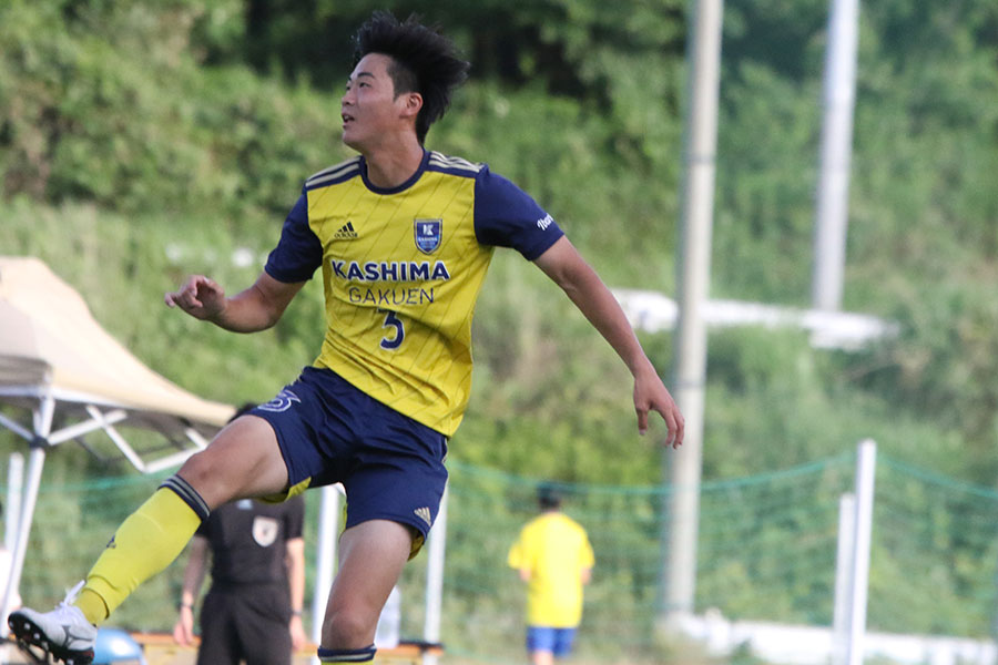 鹿島学園の中川光星【写真：FOOTBALL ZONE編集部 】