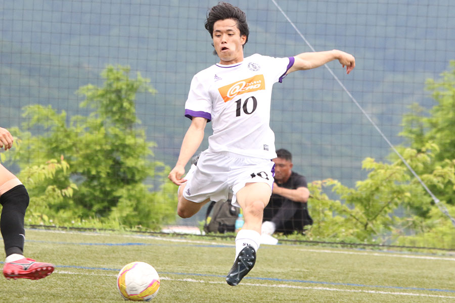 國學院大の辻友翔【写真：FOOTBALL ZONE編集部 】