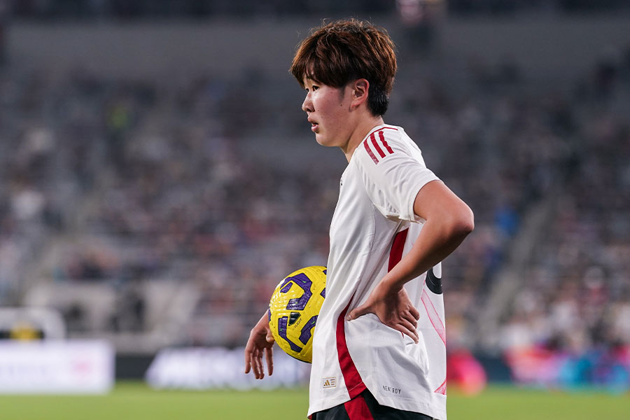 スペイン戦に出場した古賀塔子【写真：Getty Images】