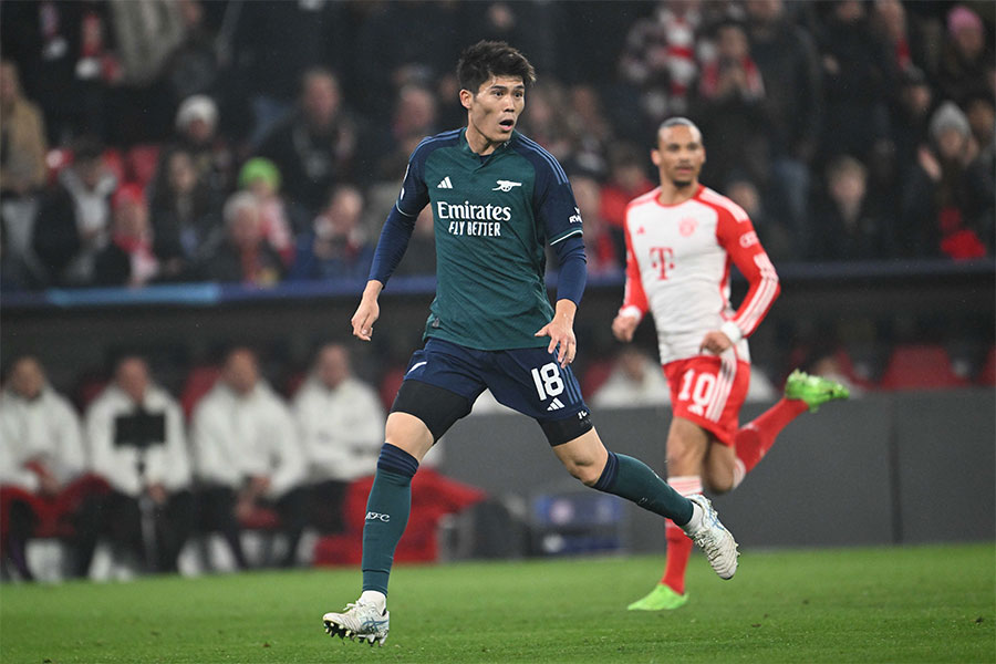 アーセナルでプレーする冨安健洋【写真：徳原隆元】