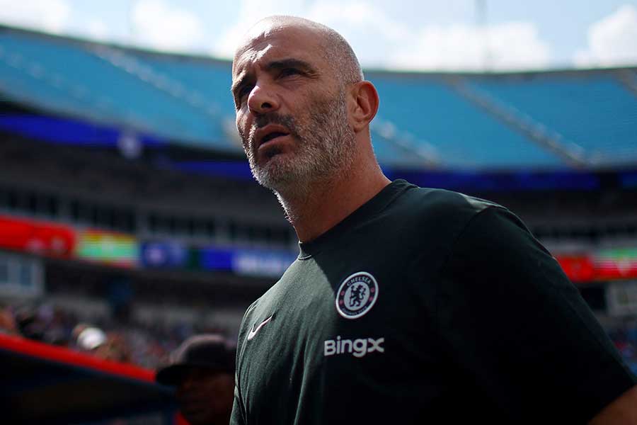 チェルシーを率いるエンツォ・マレスカ監督【写真：ロイター】