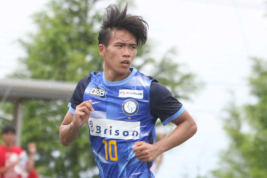 桐蔭横浜大学の肥田野蓮治【写真：FOOTBALL ZONE編集部 】