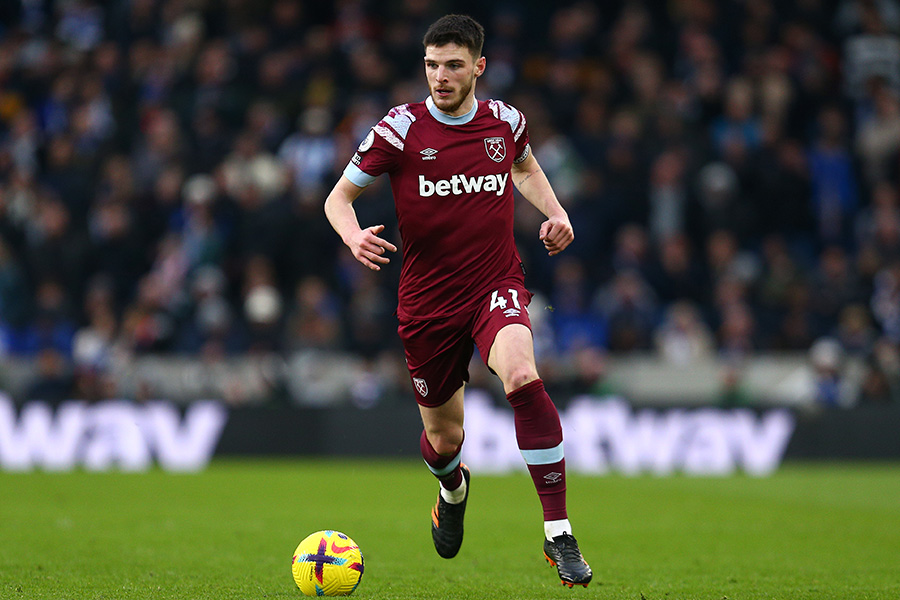 アーセナル移籍が決定的とされているデクラン・ライス【写真：Getty Images】