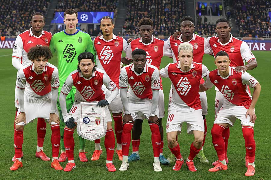 モナコの新ユニフォームに反響（写真は2024-25シーズン）【写真：Getty Images】