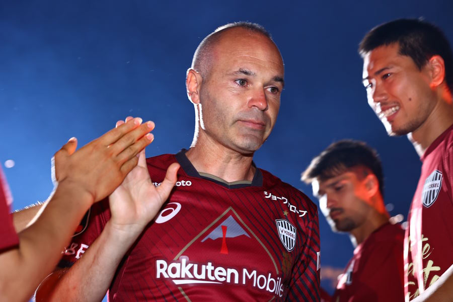 神戸を退団するアンドレス・イニエスタ【写真： (C)VISSEL KOBE】