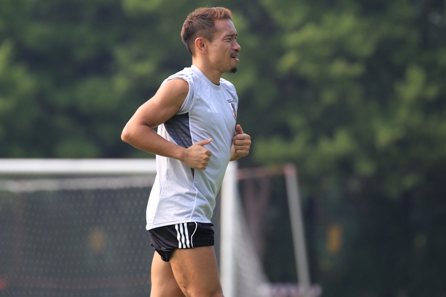 日本代表の長友佑都【写真：Noriko NAGANO】