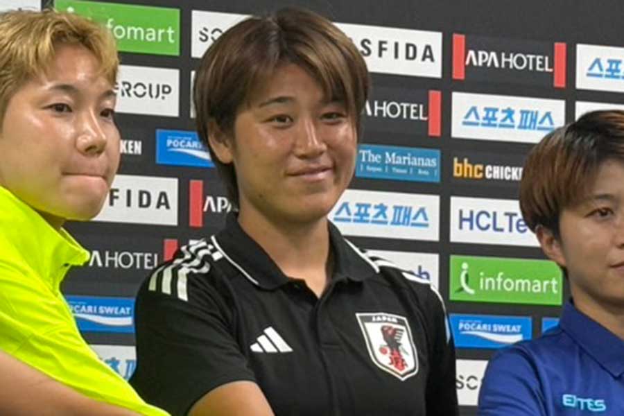 なでしこジャパンの高橋はな【写真:FOOTBALL ZONE編集部】