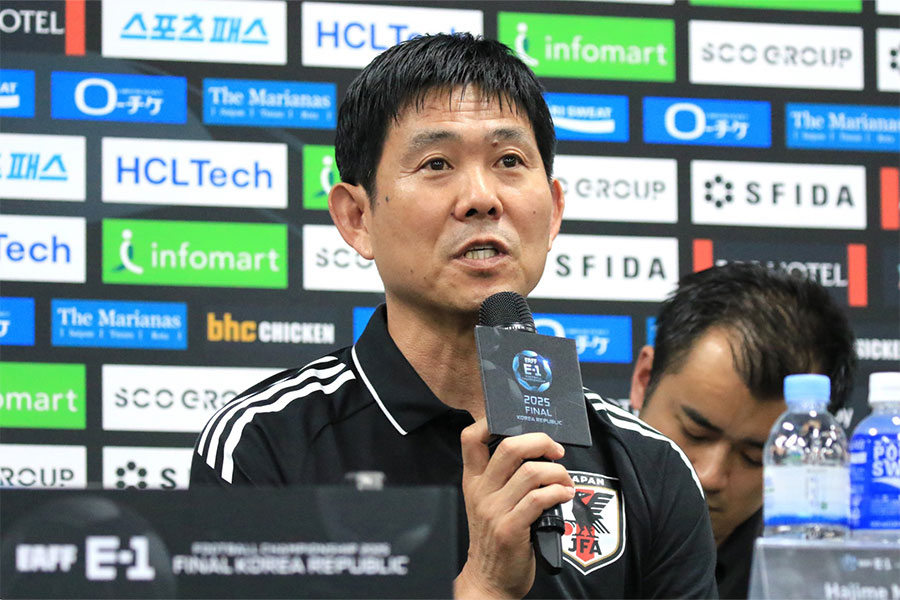 ホンコン・チャイナ戦のスタメンが発表された【写真：Noriko NAGANO】