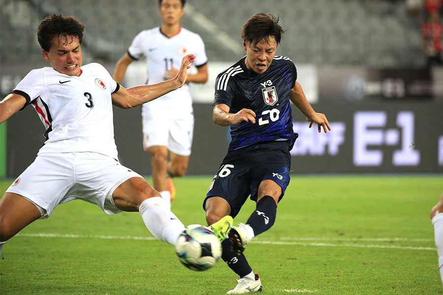 6点目を決めた中村草太【写真：Noriko NAGANO】