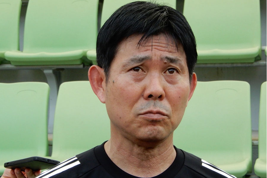 森保一監督が韓国の暑さについて言及【写真：FOOTBALL ZONE編集部 】