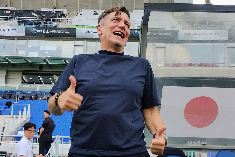 なでしこジャパンのニルス・ニールセン監督【写真：Noriko NAGANO】