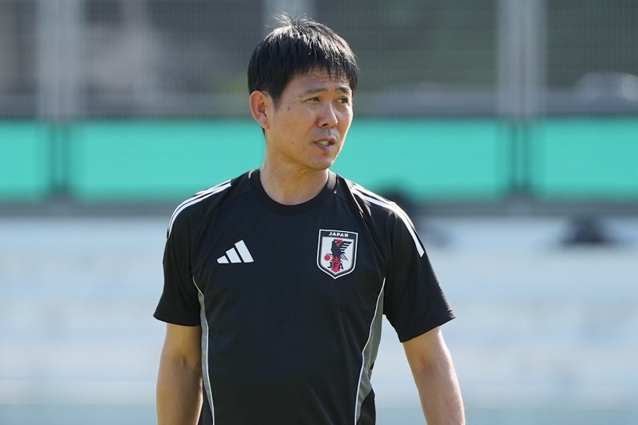 日本代表の森保監督【写真：FOOTBALL ZONE編集部】