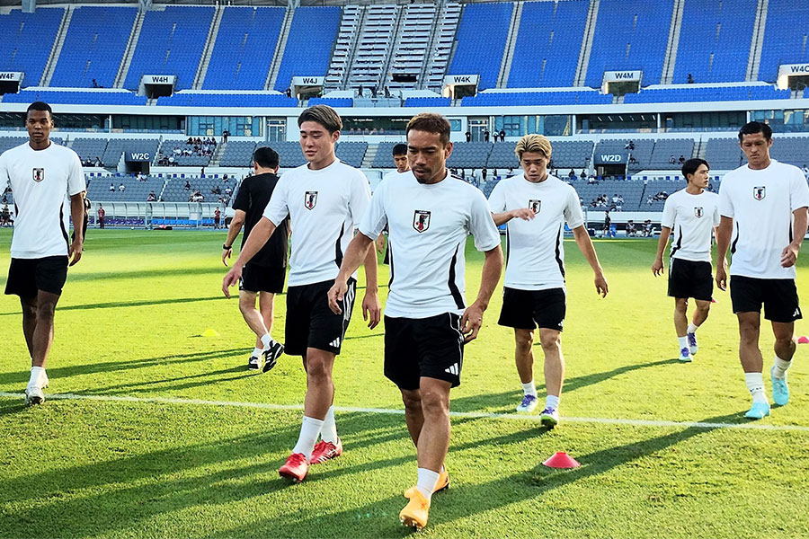 中国戦に臨むスタメン11人が発表された【写真：Noriko NAGANO】