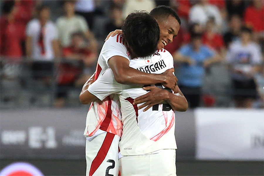 日本代表が中国に2-0で勝利【写真：Noriko NAGANO】