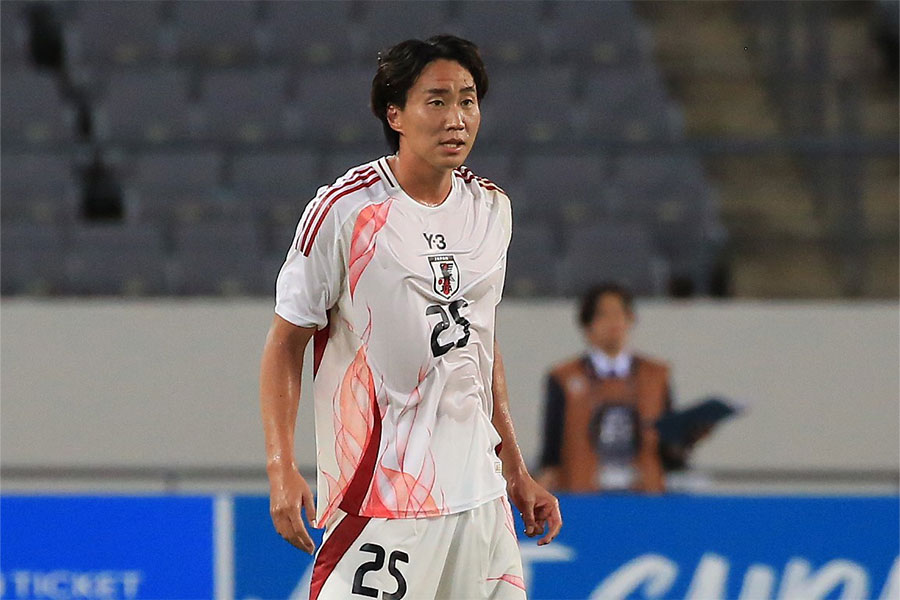 代表デビューとなった綱島悠斗【写真：Noriko NAGANO】