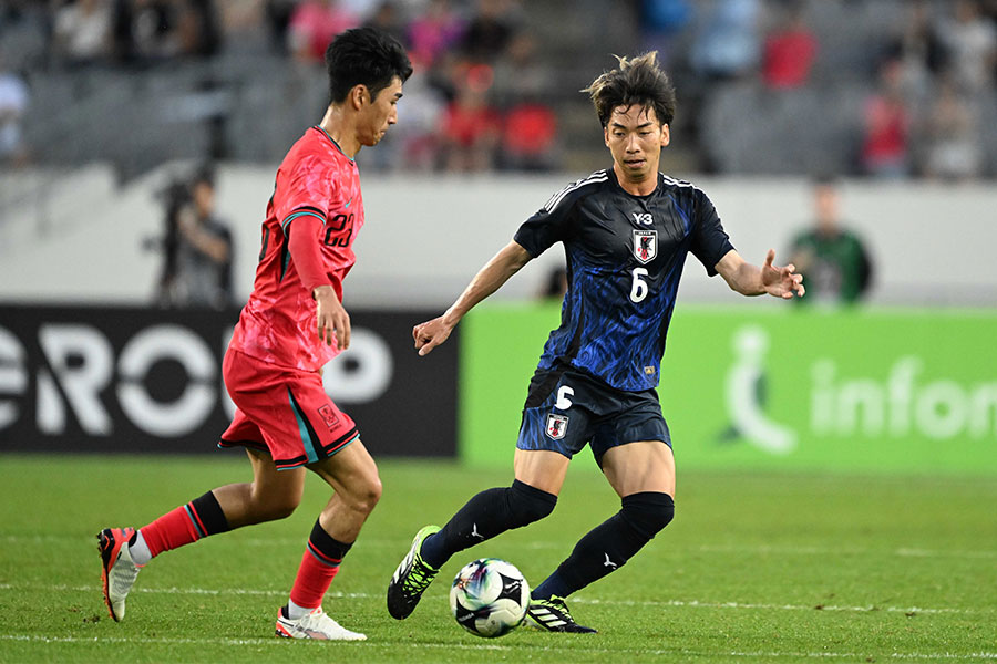 日本が韓国に1-0で勝利【写真:徳原隆元】