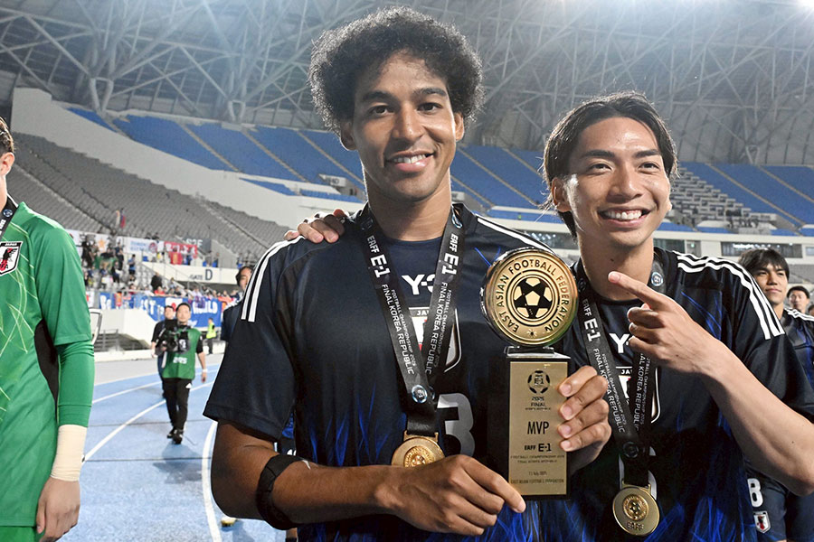 3試合で5ゴール決めたジャーメイン良【写真:徳原隆元】