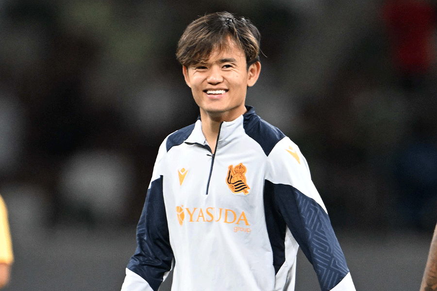 久保建英のソシエダ残留が濃厚に【写真:徳原隆元】