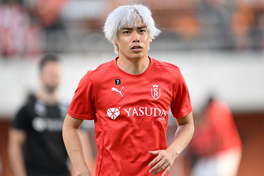 去就が注目されている伊東純也【写真：徳原隆元】