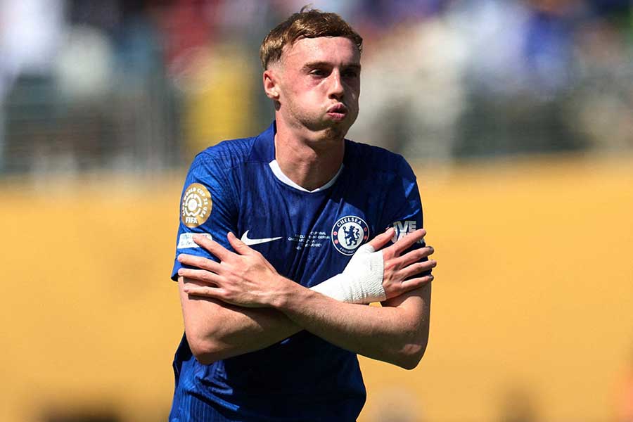 決勝で圧巻の活躍を見せたコール・パルマー【写真：ロイター】