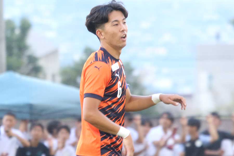 法政大の薬師田澪【写真：FOOTBALL ZONE編集部 】