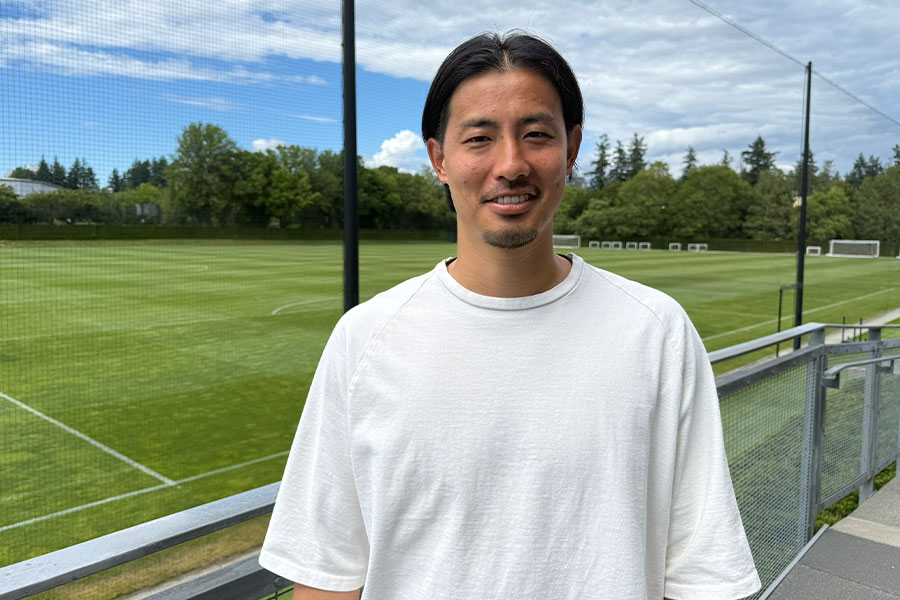 バンクーバー・ホワイトキャップスでプレーをする高丘陽平【写真:本人提供】