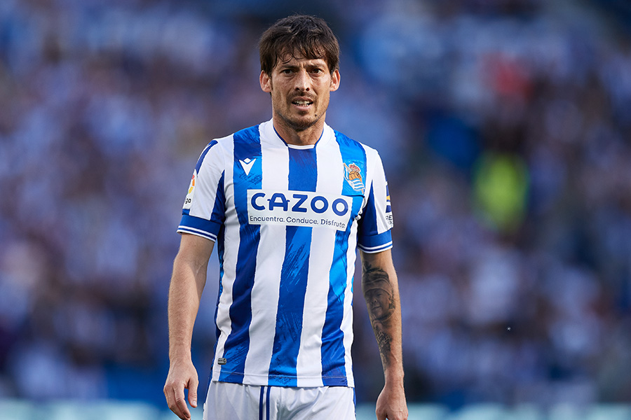 ダビド・シルバが左膝の前十字靭帯を損傷【写真:Getty Images】