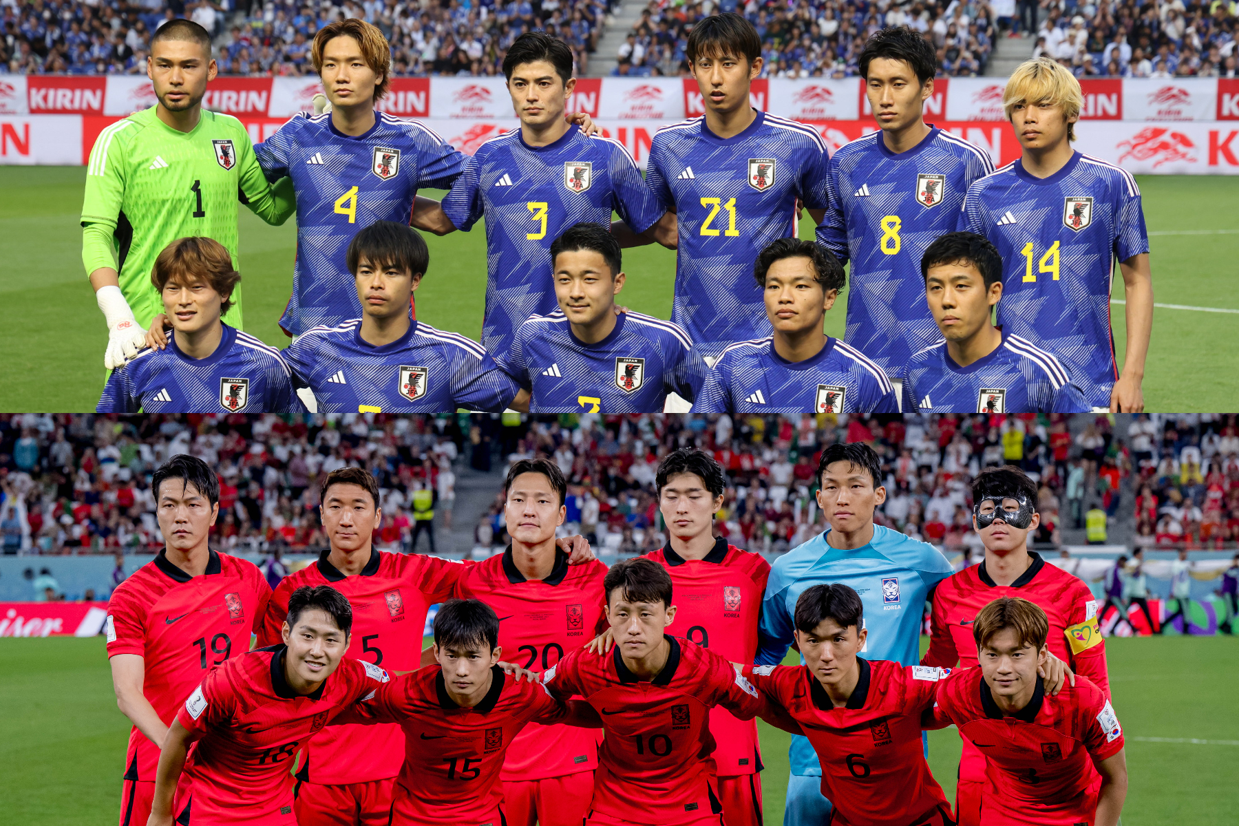 韓国紙が母国サッカー界へ警鐘【写真：Getty Images & 徳原隆元】